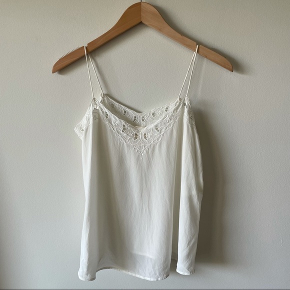 Sezane Paloma Ecru Cami - Picture 2 of 8